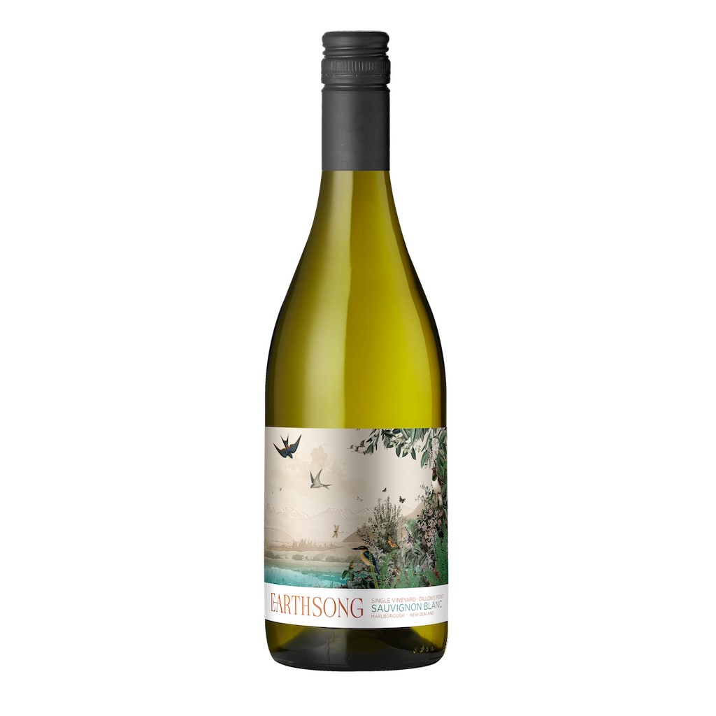 Earthsong Single Vineyard Dillons Point Marlborough Sauvignon Blanc bottle