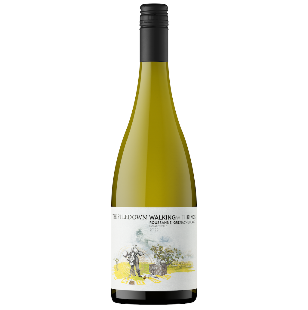 Thistledown Wines Walking_with_Kings_Roussanne_Grenache_Blanc_bottle